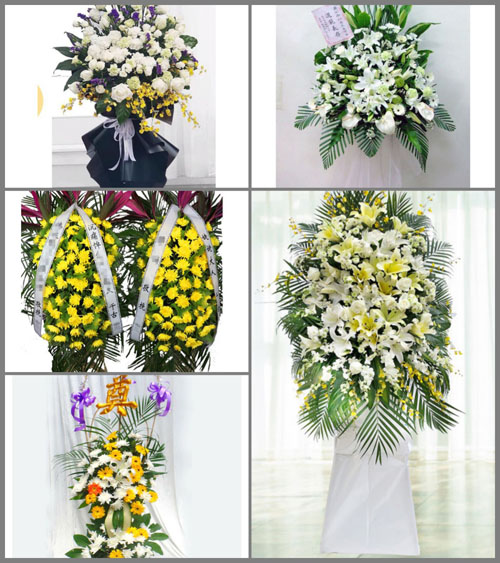 福建宁德古田县卓洋乡前洋村白事花篮预定